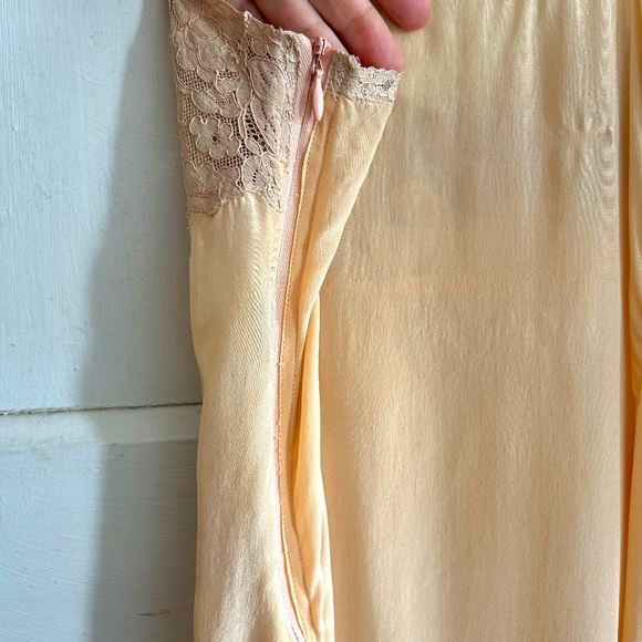 1920s Du Barry Pink Silk Lace Chemise Lingerie - Picture 5 of 8